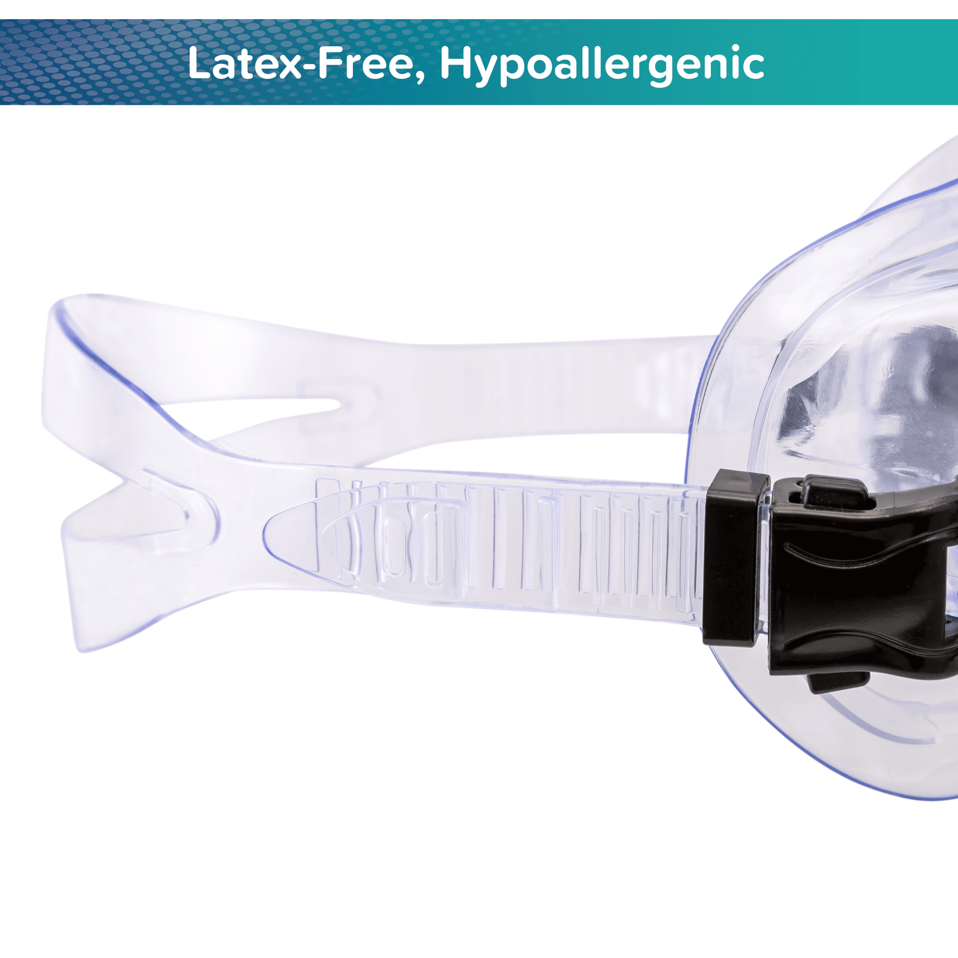 Adult Open Mask and Snorkel Set, Black/Green, Unisex