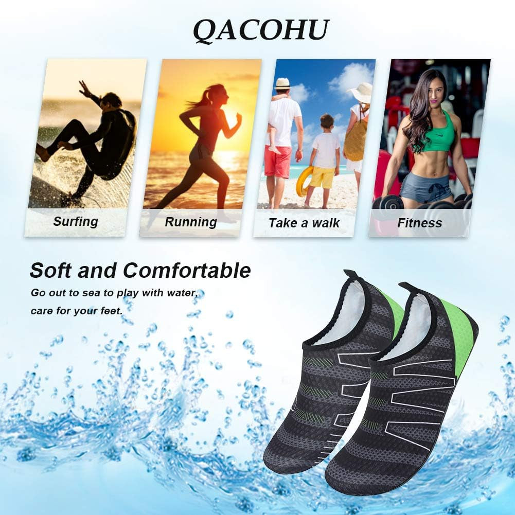 Womens Mens Water Shoes Barefoot Skin Shoes Quick-Dry Water Shoe for Dive Surf Swim Beach Yoga