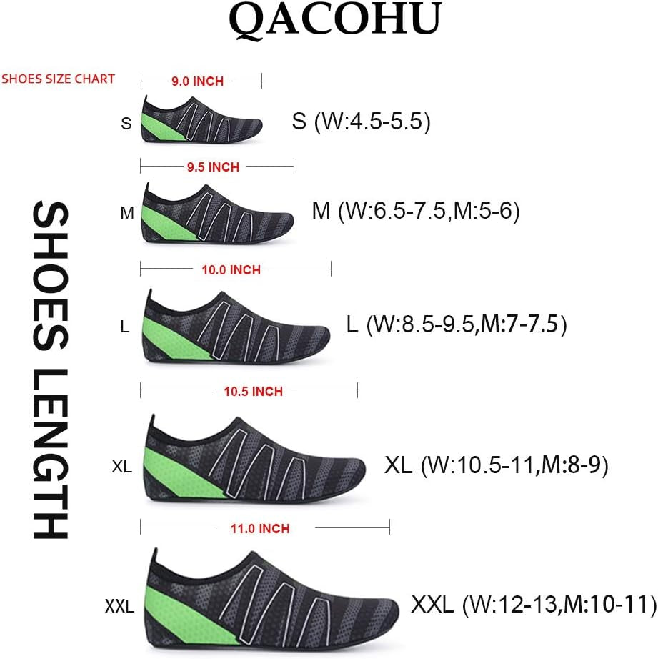 Womens Mens Water Shoes Barefoot Skin Shoes Quick-Dry Water Shoe for Dive Surf Swim Beach Yoga